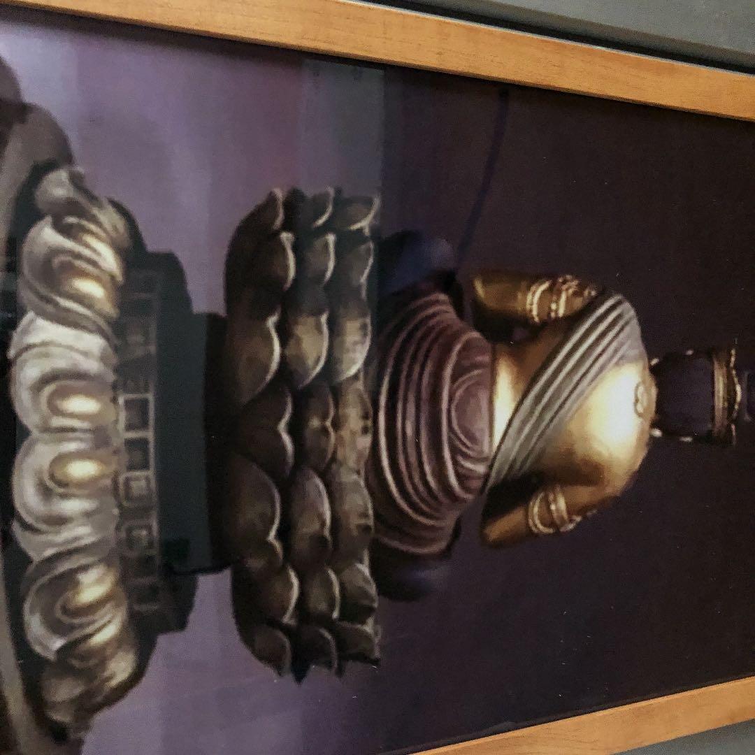 極上…‼️大日如来仏像坐像‼️写真A3…フレーム付‼️大日如来仏像坐像背景…‼️写真A3