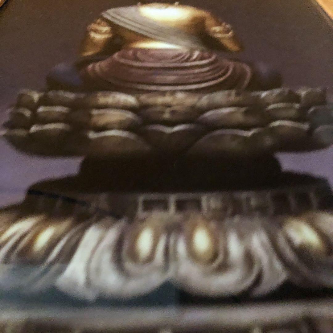 極上…‼️大日如来仏像坐像‼️写真A3…フレーム付‼️大日如来仏像坐像背景…‼️写真A3