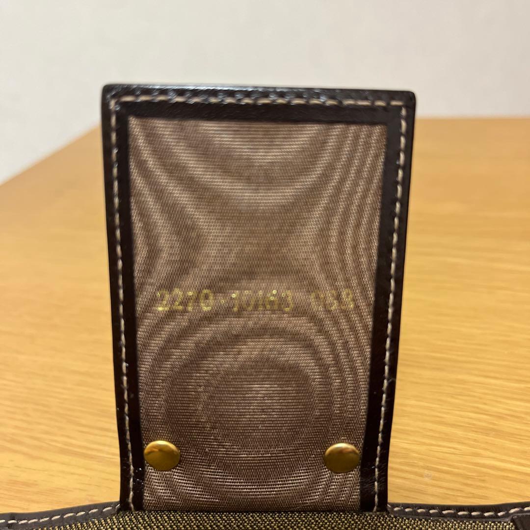 Fendi キーケース 黒・ベージュ ロゴパターン