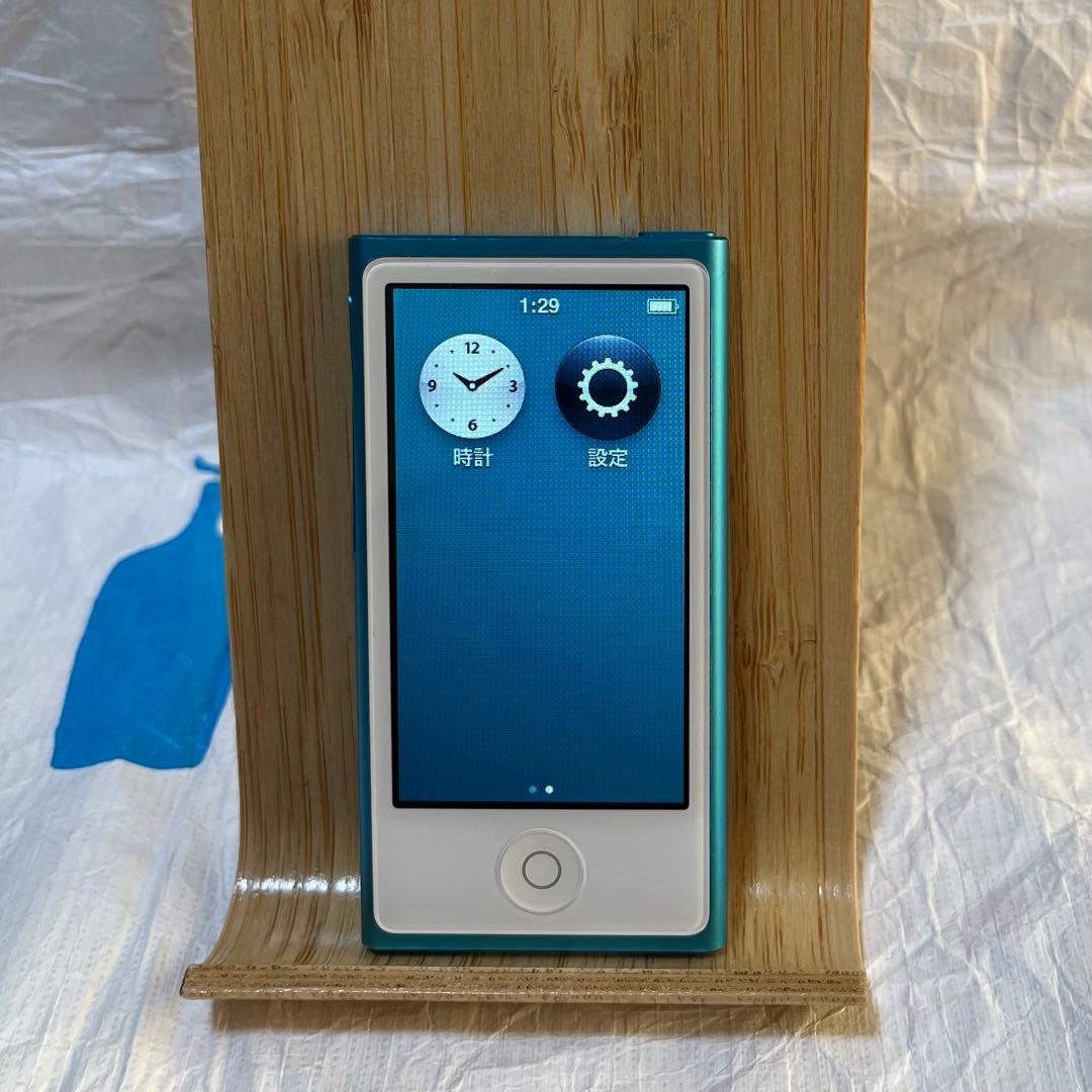 子*ハ様 アップル iPod nano 第7世代 MD477 ブルー 16G A