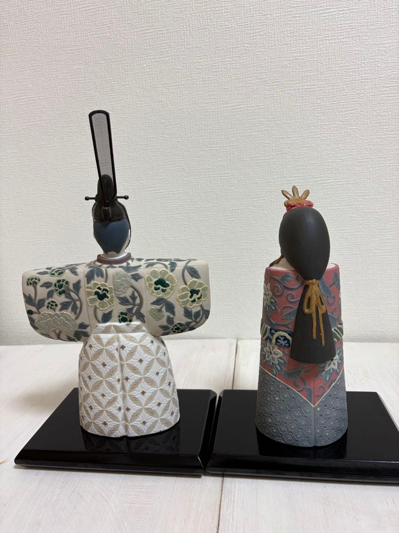 リヤドロ LLADRO 「立ち雛人形」 桃の節句！元箱付き！台座付き！