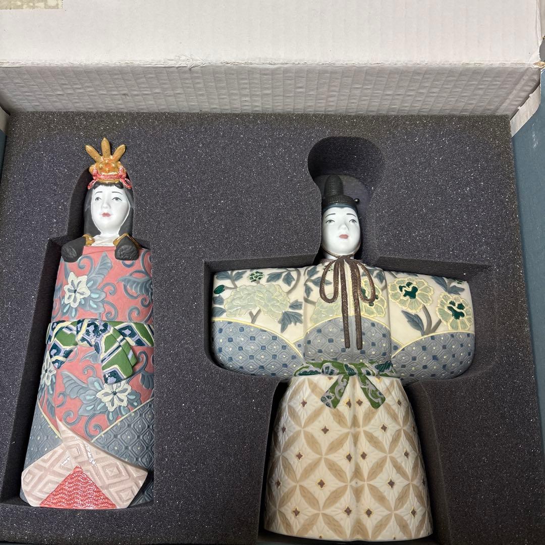 リヤドロ LLADRO 「立ち雛人形」 桃の節句！元箱付き！台座付き！