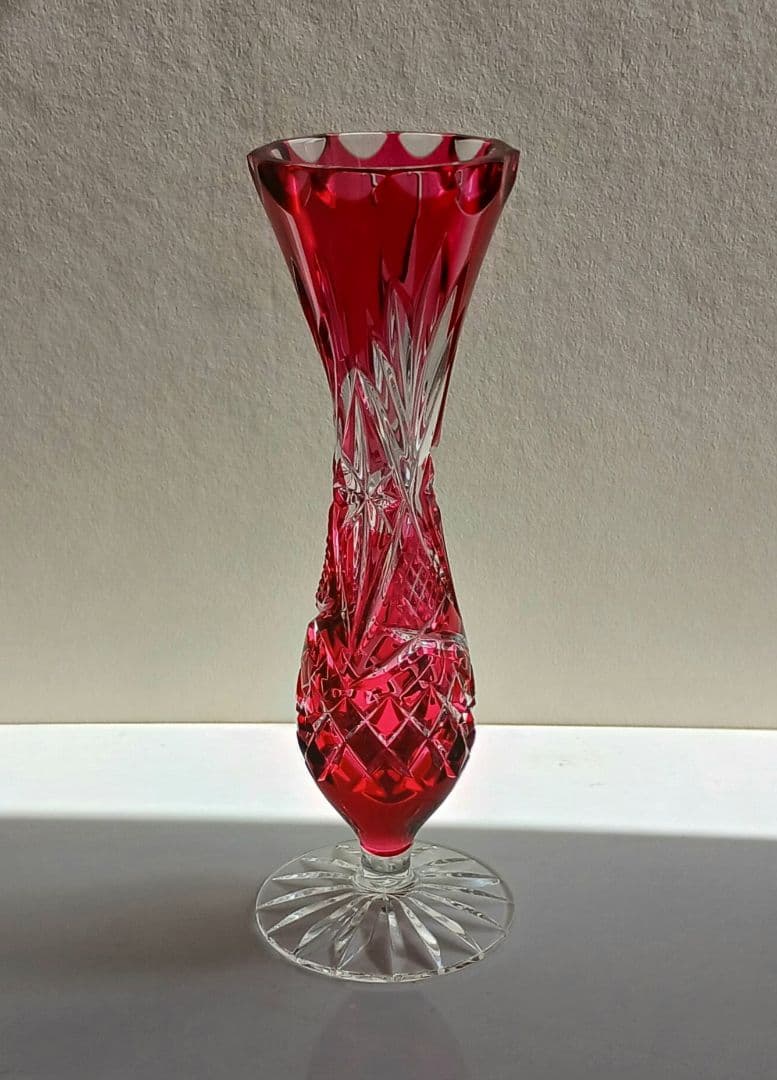 クリスマスバージョンのグラス　グリーンとレツトのグラス　六点です