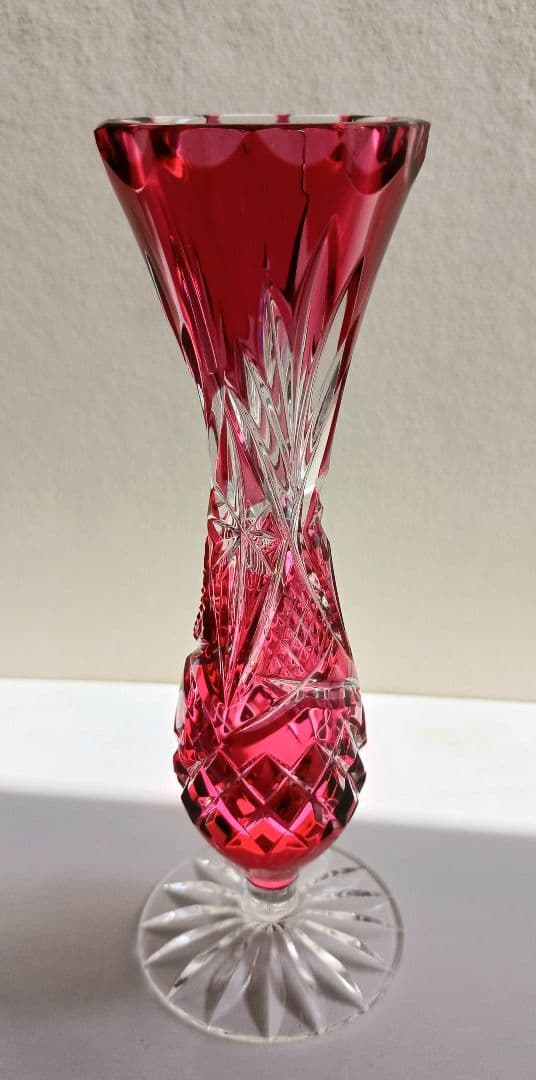 クリスマスバージョンのグラス　グリーンとレツトのグラス　六点です