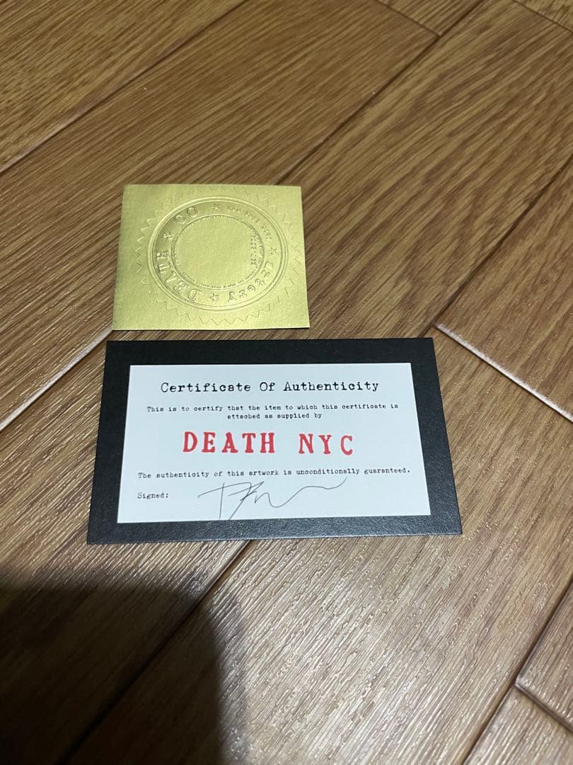 DEATH NYC アート　シルクスクリーン　限定　レア　希少