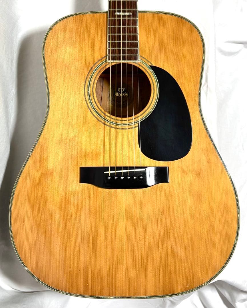 【新品弦張替済】MORRIS アコースティックギター W-60