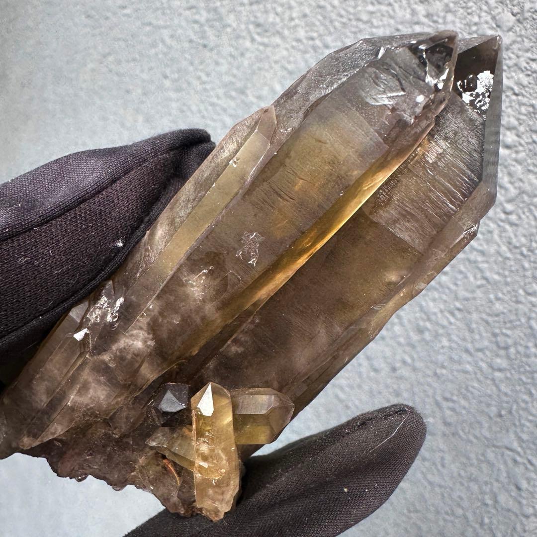 【開運·魔除 】爆アレ❗️レインボー☆スモーキーシトリン水晶クラスターA1584