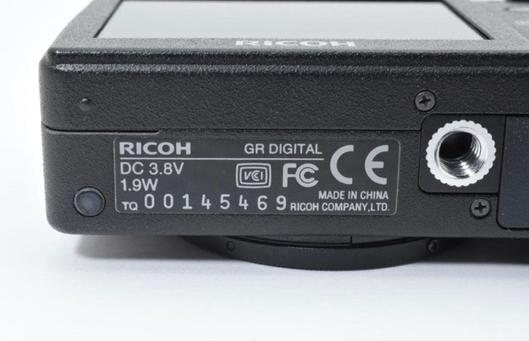 極美品 リコー　RICOH GR DIGITAL ショット数3433枚　充電器付