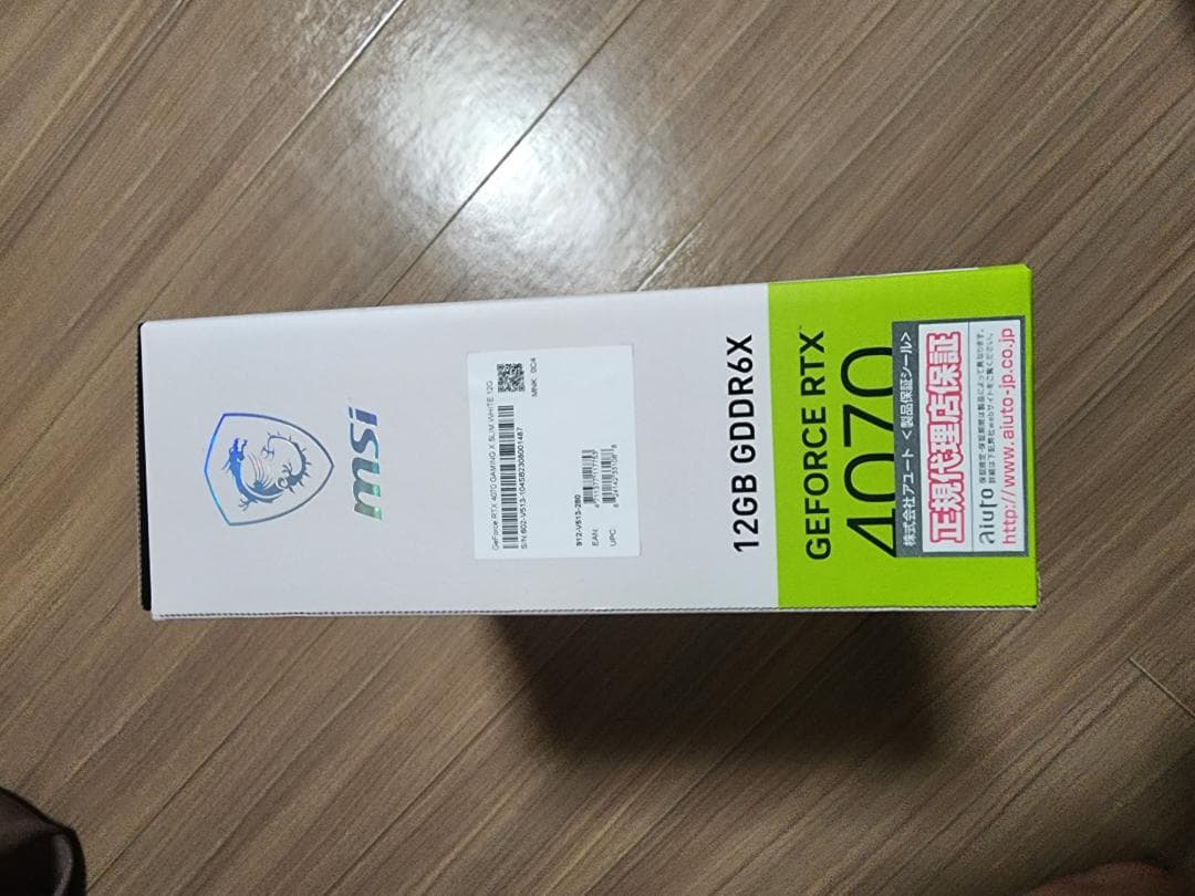 グラフィックボード・グラボ・ビデオカード MSI GeForce RTX 4070 Gaming X Slim