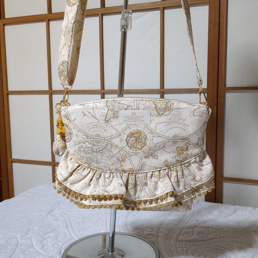 カラフルフリルバッグ…ユキエモン＆刺繍入りヌビキルト…他２点お纏め