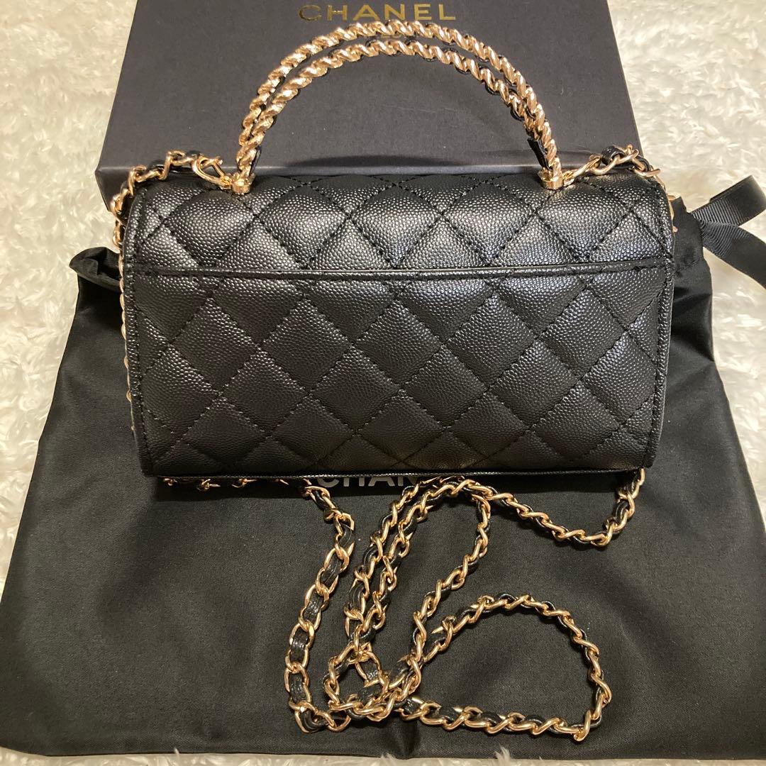 訳あり　CHANEL キルティング ノベルティーショルダーバッグ ブラック