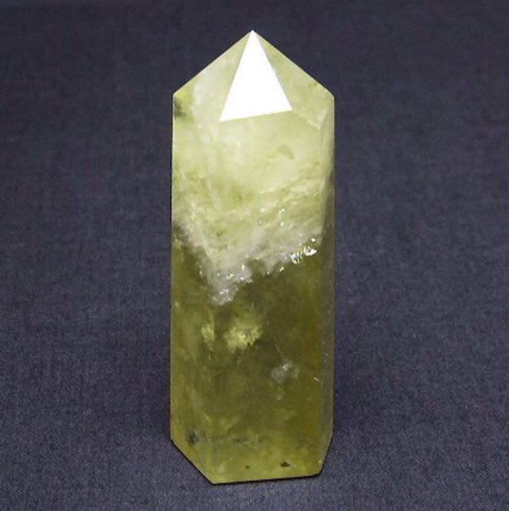 金運•仕事運UP！シトリン水晶六角柱 商品管理番号： 61-12250