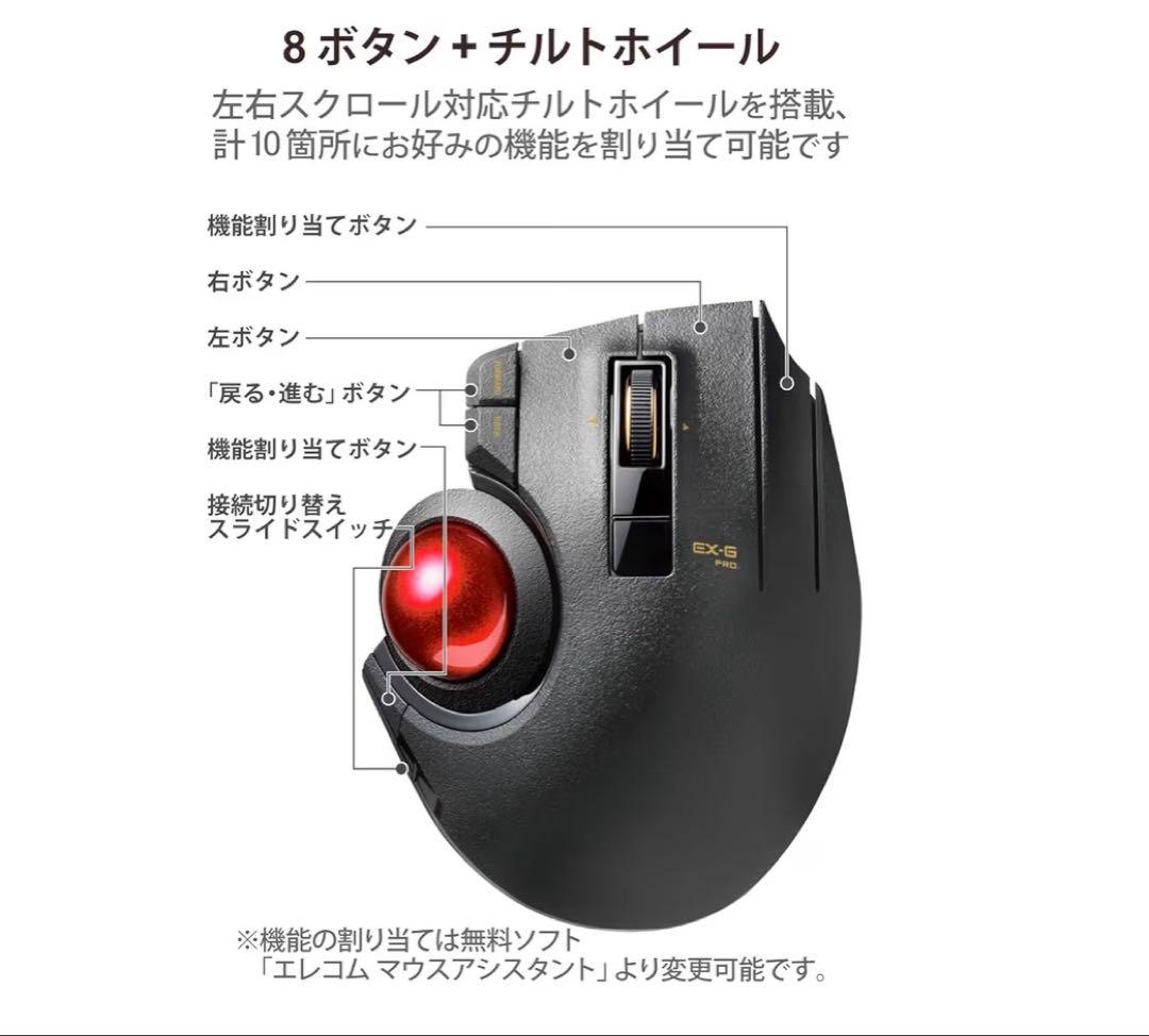 エレコム　トラックボールマウス