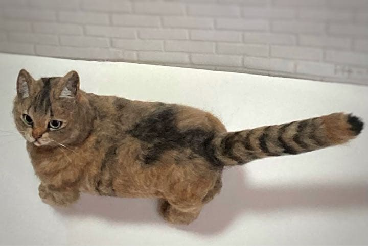 L Lサイズ 植毛あり サンプルページ さび猫 キジトラ