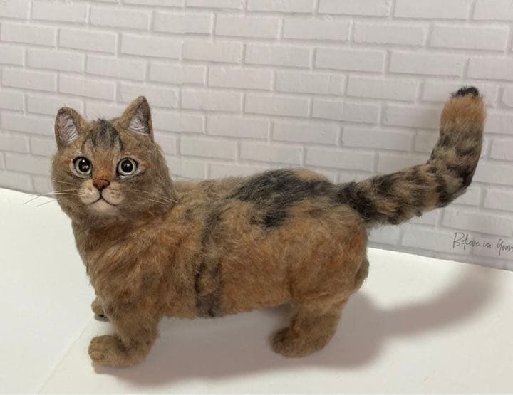 L Lサイズ 植毛あり サンプルページ さび猫 キジトラ