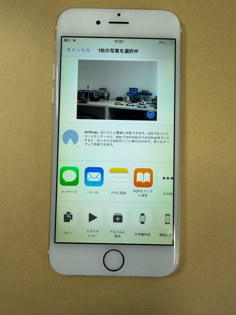 バッテリー100% iPhone6 128GBゴールド