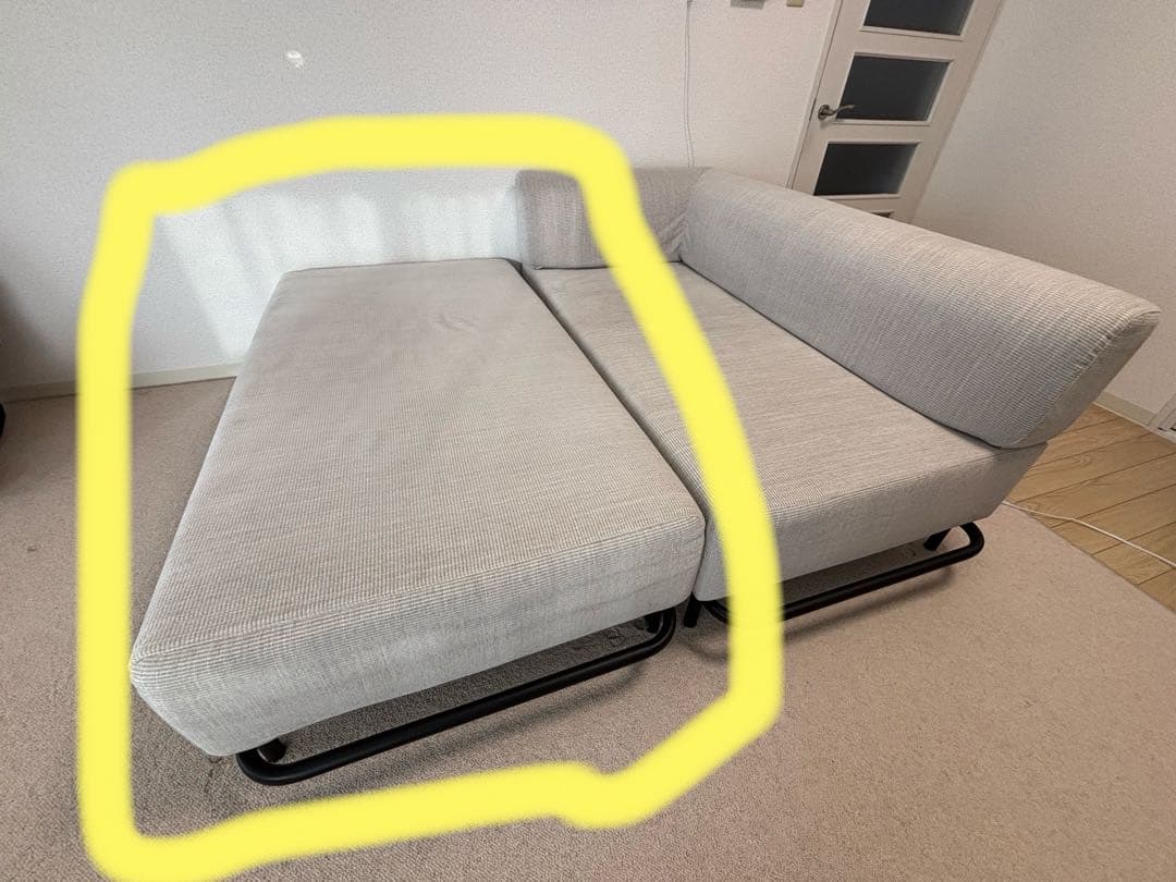 【ベル様】OWN-S フラットソファ +MITON バックレスト