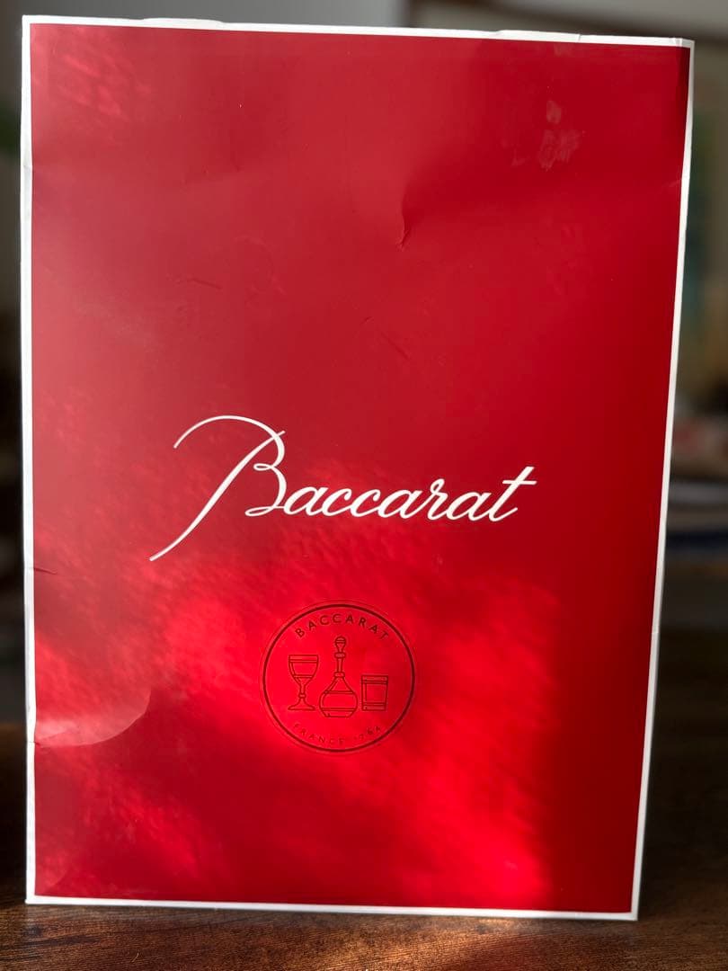 クリスマスに最適！Baccarat クリスタルスタッキング花瓶　元箱付き