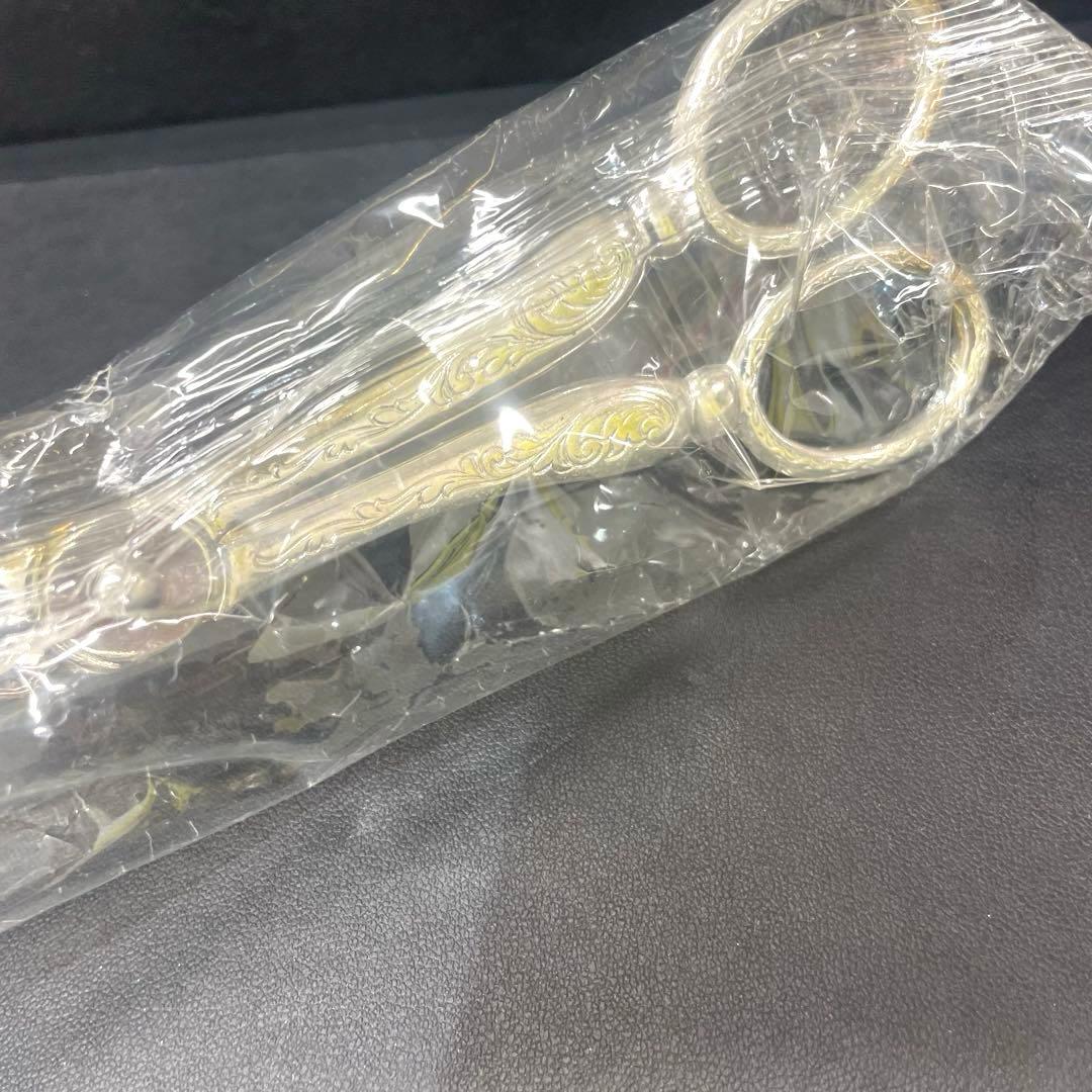 【M2】シルバープレート フォーク型トング 23.5cm ケーキサーバー トング