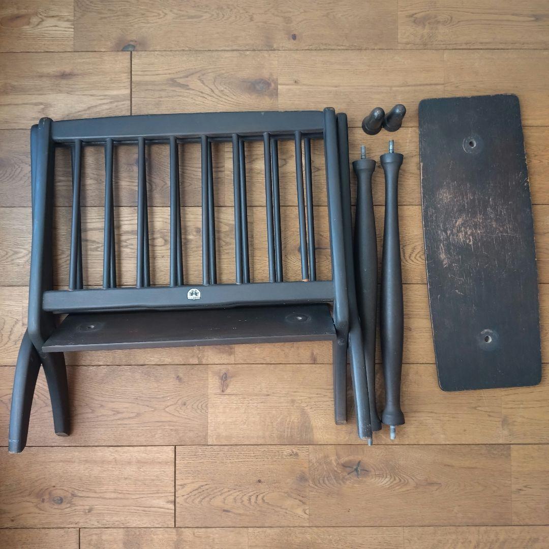 オールドマルニ マガジンラック マルニ木工 本立て 新聞入れ 昭和レトロ