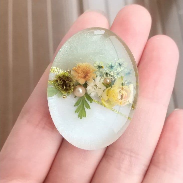 132.ハンドメイド レジンヘアゴムorポニーフック