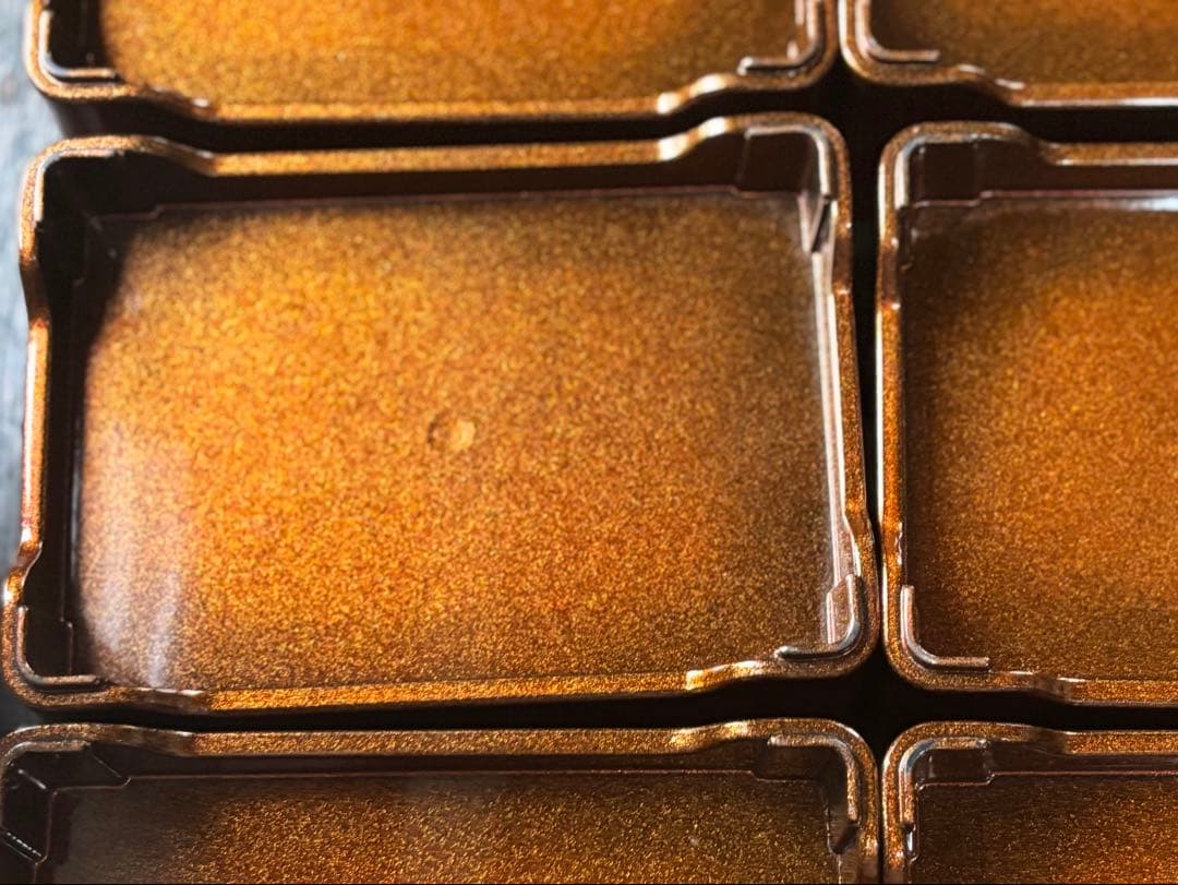 鰻重　鰻　重箱　ラメ入り　美品　6個まとめて