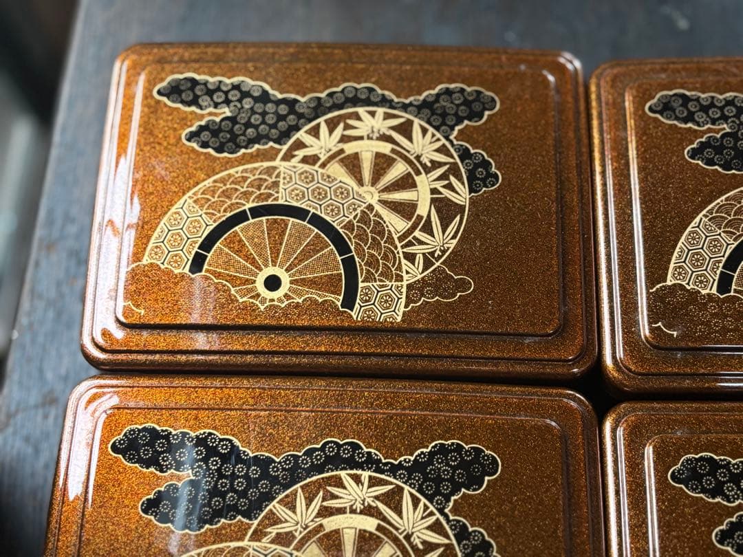 鰻重　鰻　重箱　ラメ入り　美品　6個まとめて