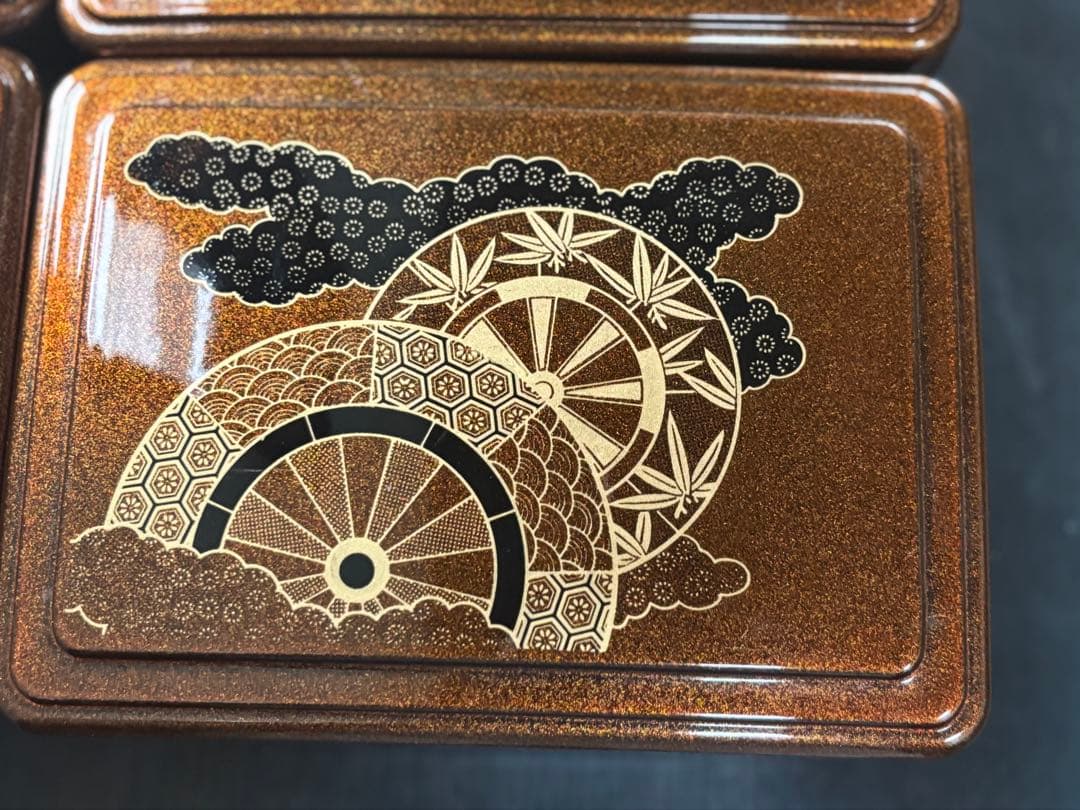 鰻重　鰻　重箱　ラメ入り　美品　6個まとめて
