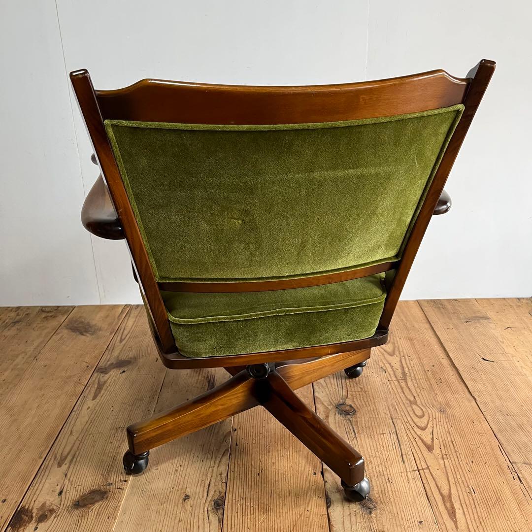 オールド カリモク karimoku コロニアル チェア 椅子 グリーン