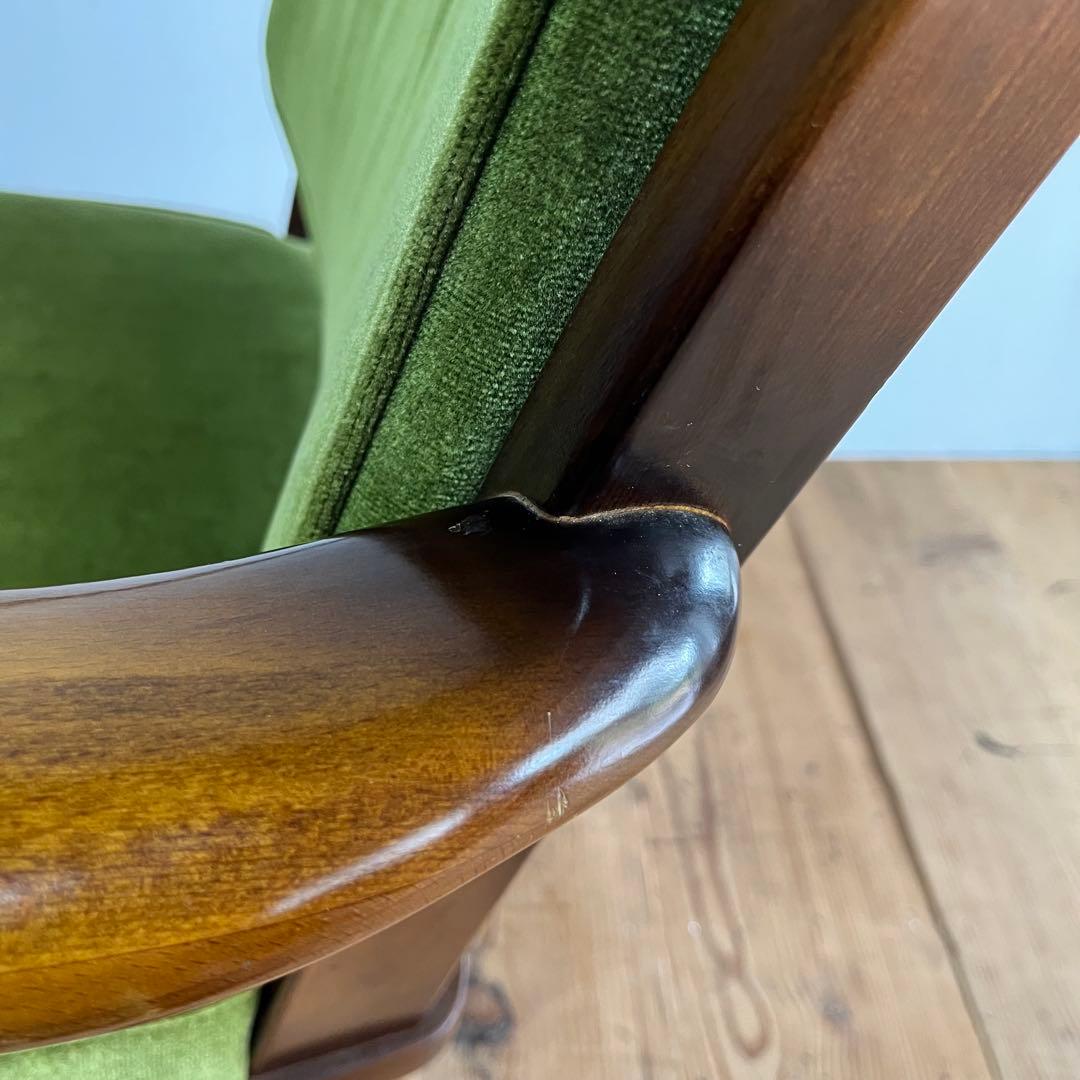 オールド カリモク karimoku コロニアル チェア 椅子 グリーン