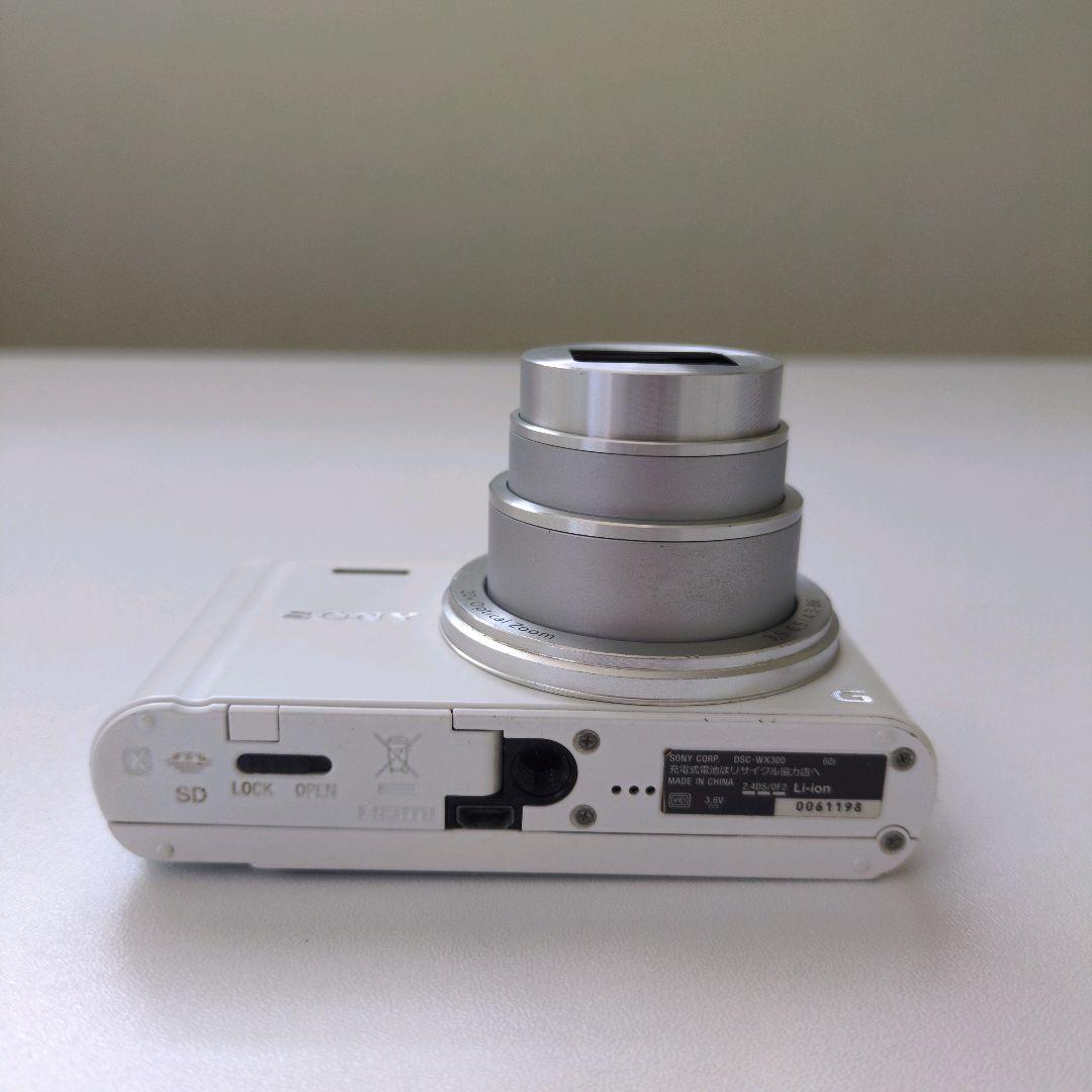 SONY　Cyber-shot DSC–WX300　ホワイト　デジカメ