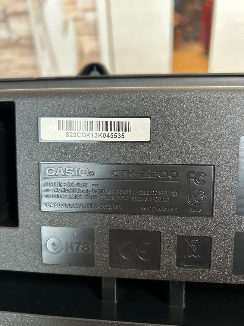 CASIO CTK-2200 キーボード 61鍵盤