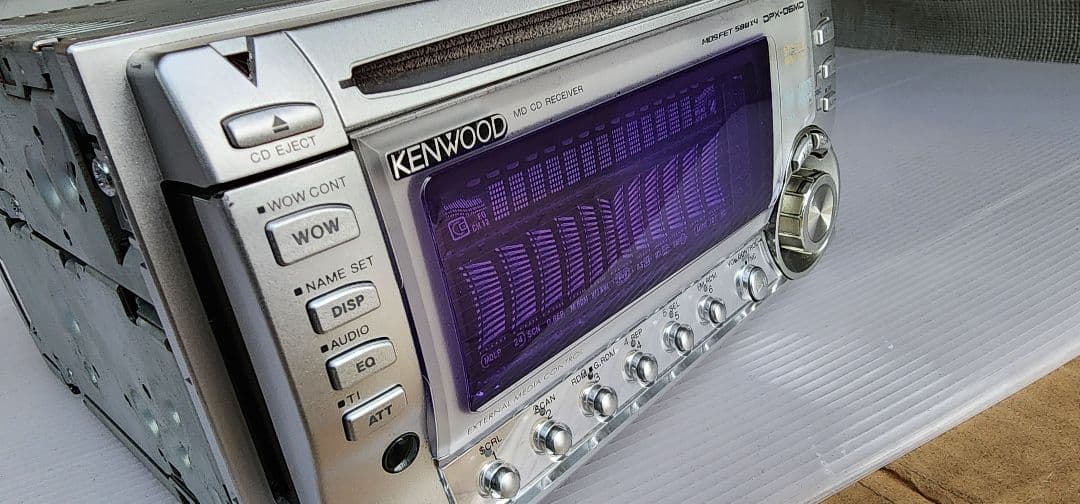 動作OK ケンウッド DPX-06MD ダイハツ用配線付 CD/MD 2DIN