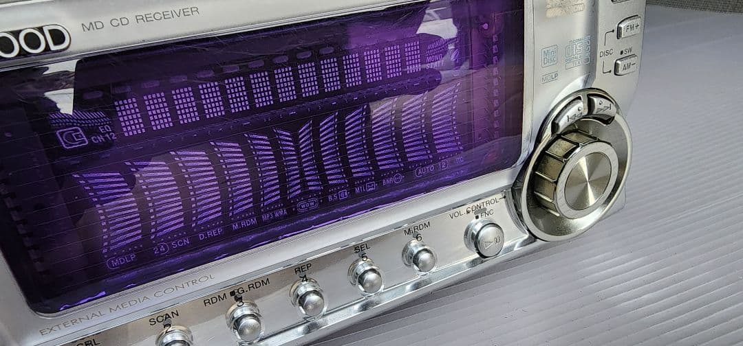 動作OK ケンウッド DPX-06MD ダイハツ用配線付 CD/MD 2DIN