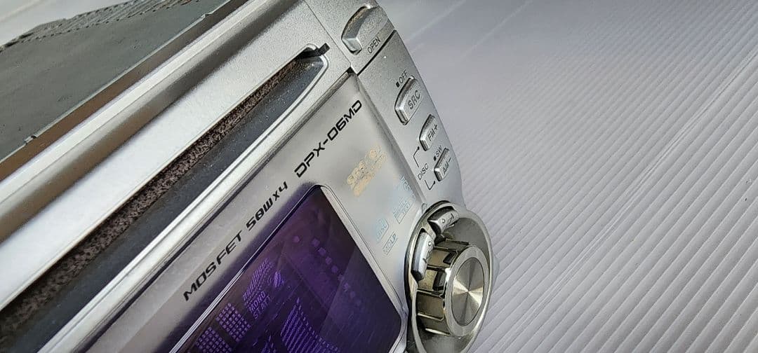 動作OK ケンウッド DPX-06MD ダイハツ用配線付 CD/MD 2DIN