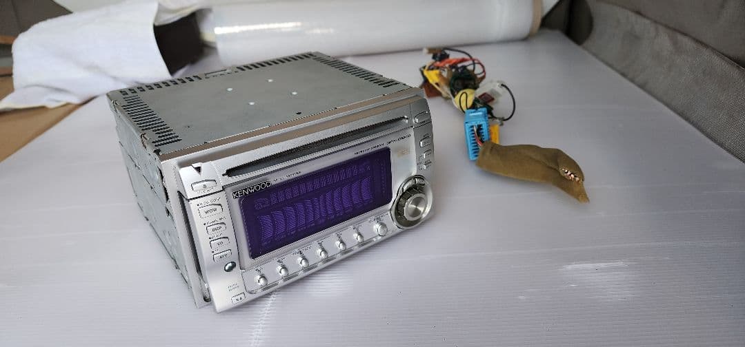 動作OK ケンウッド DPX-06MD ダイハツ用配線付 CD/MD 2DIN
