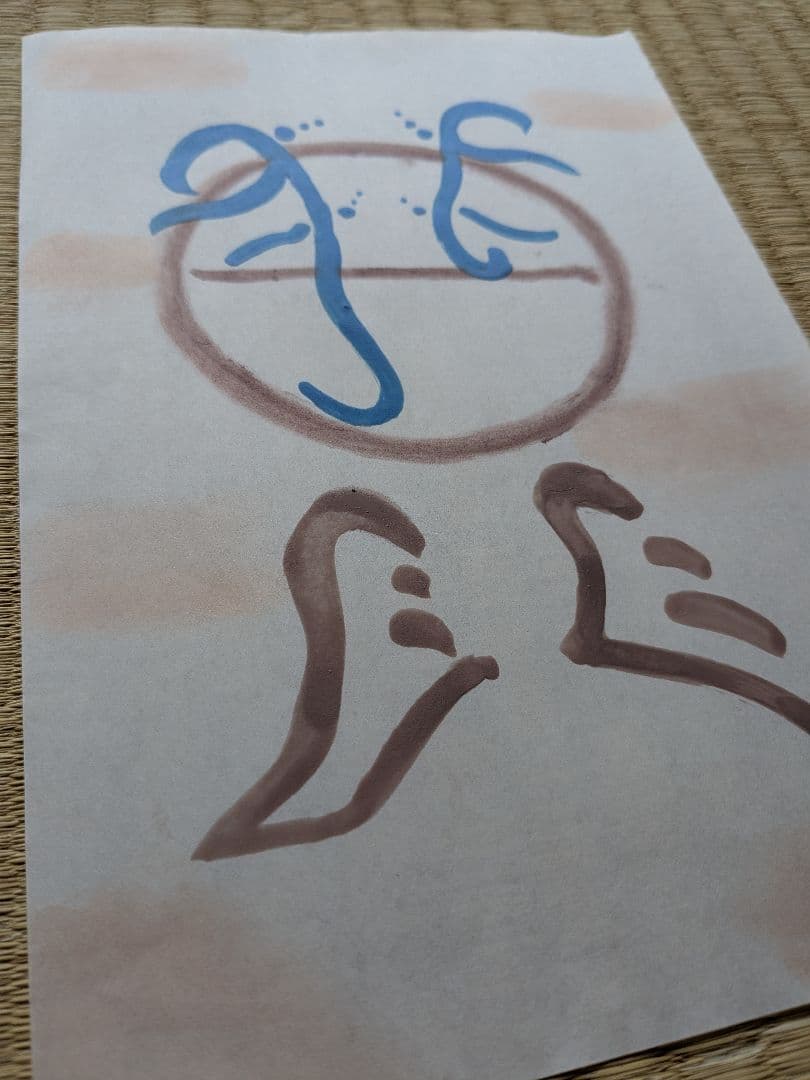手書きアート『翼』
