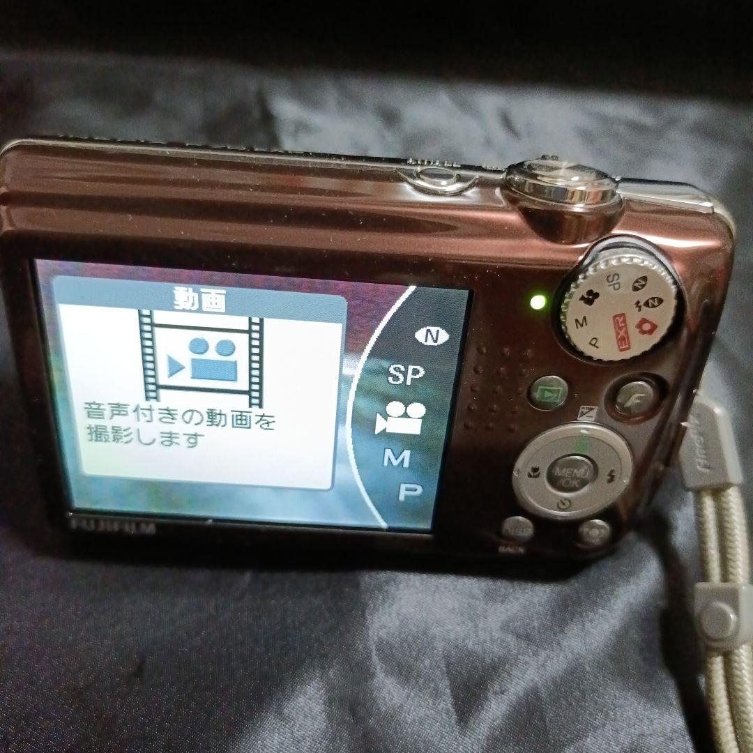 【中古品】FUJIFILM FinePix F70EXR ブラウン デジカメ