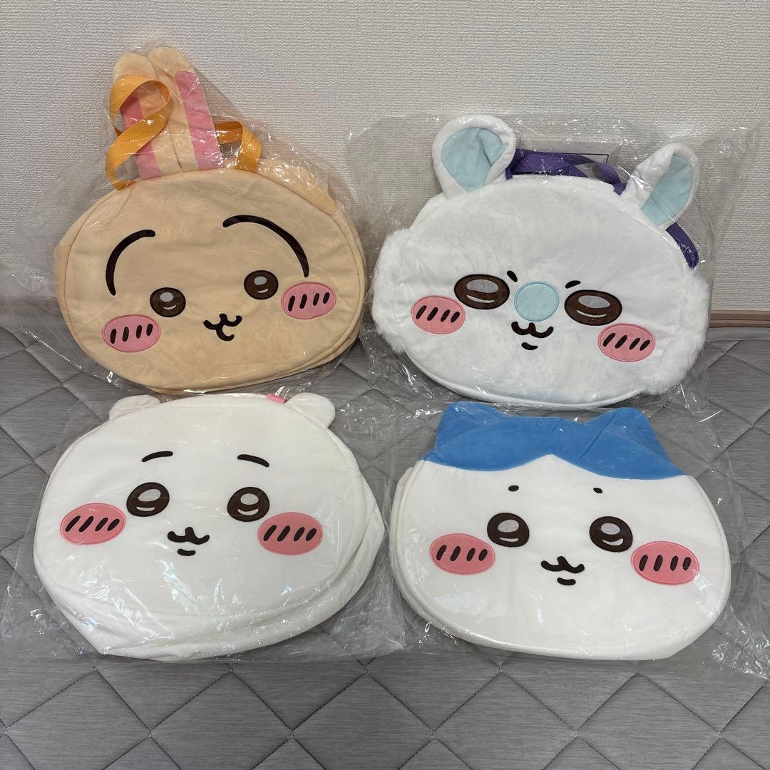 ちいかわ おかおBIGボストンバッグ　ちいかわ　ハチワレ　モモンガ　うさぎ