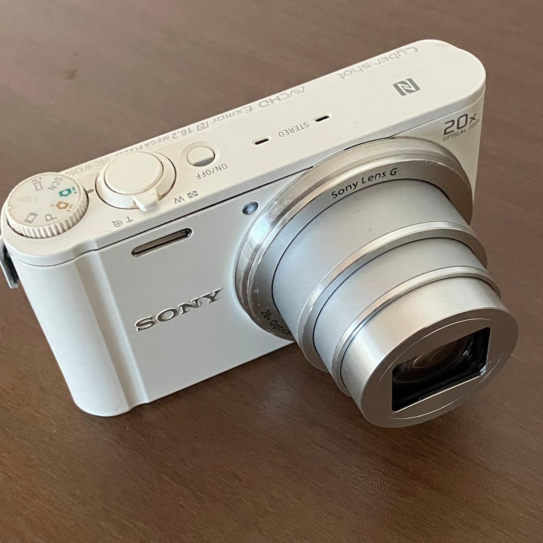 SONY Cyber-shotソニーコンデジカメラ DSC-WX350 ホワイト