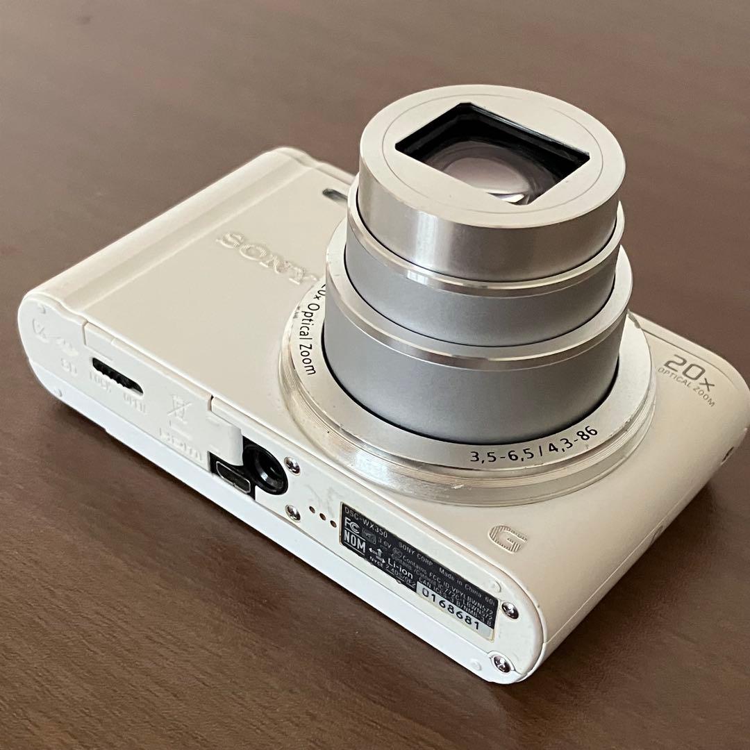 SONY Cyber-shotソニーコンデジカメラ DSC-WX350 ホワイト