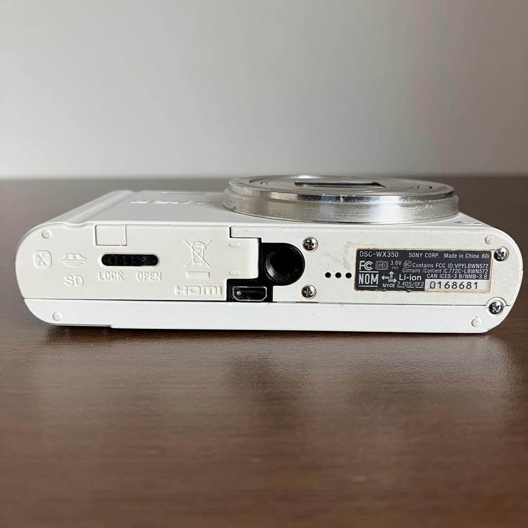 SONY Cyber-shotソニーコンデジカメラ DSC-WX350 ホワイト