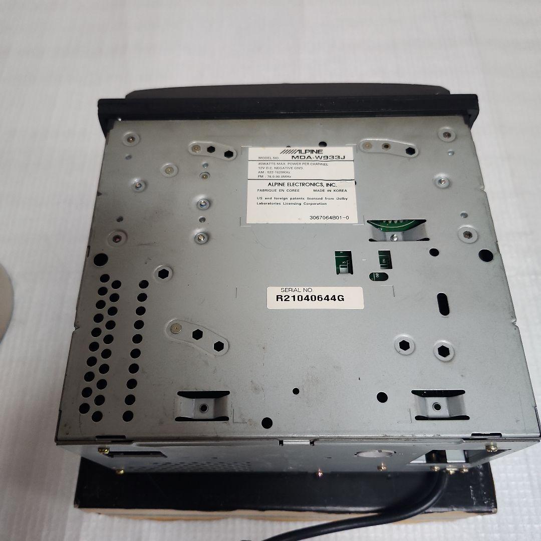 ALPINE MDA-W933J CD/MD DSPヘッドユニット