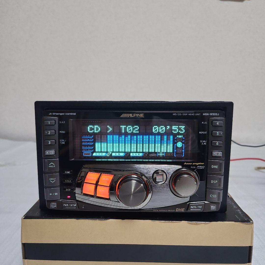 ALPINE MDA-W933J CD/MD DSPヘッドユニット