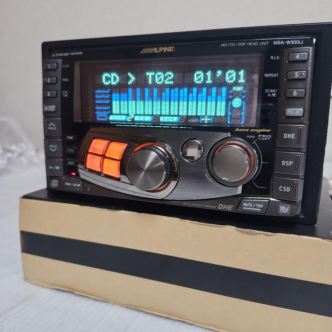 ALPINE MDA-W933J CD/MD DSPヘッドユニット