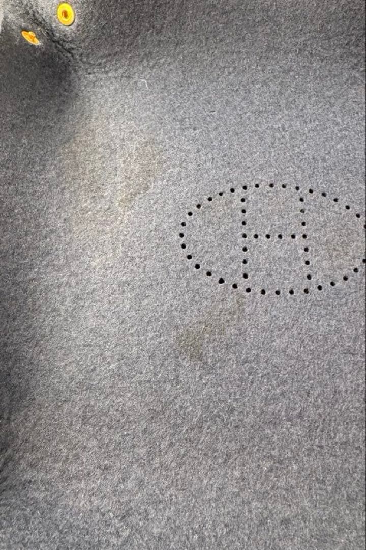 HERMES エルメス 小物入れ ヴィドポッシュ フェルト トレー ネイビー