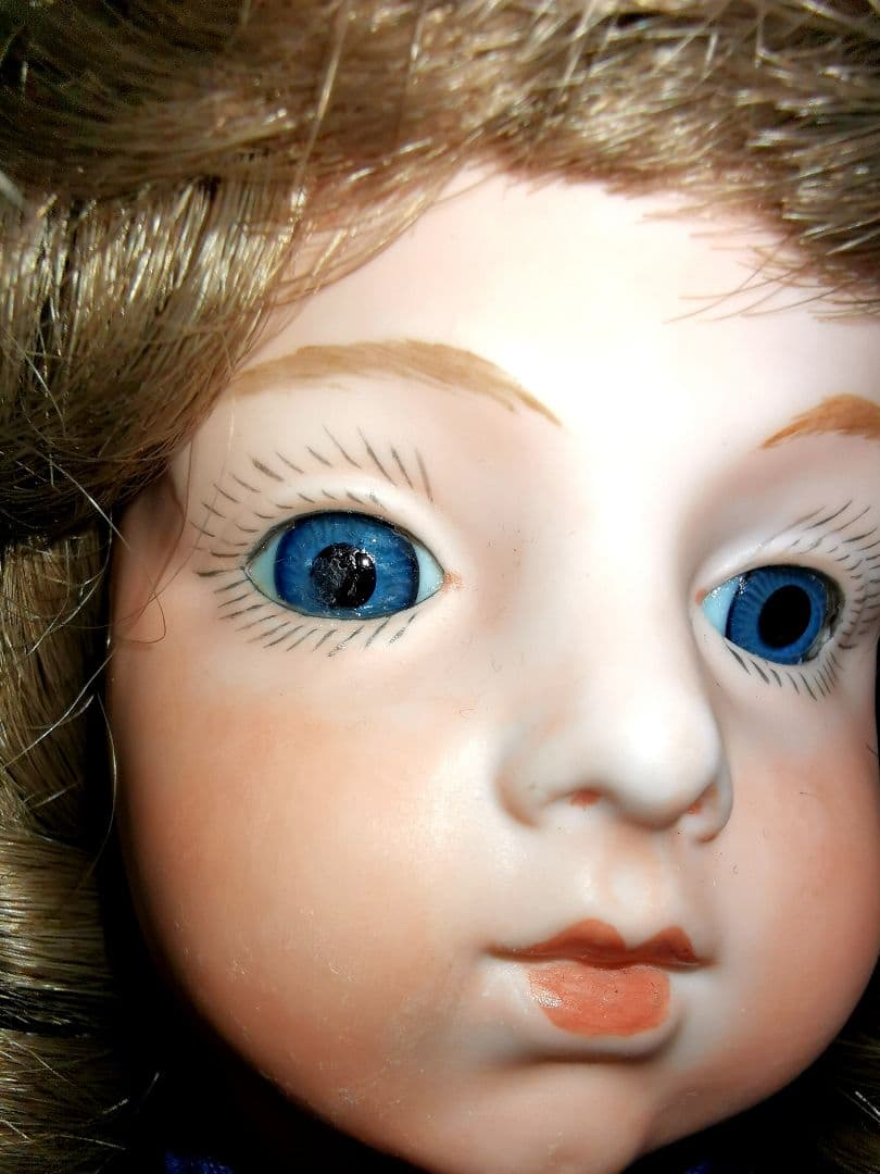 ビスクドール ブリュ・ジュン フランス アンティーク ブルーアイ 8号