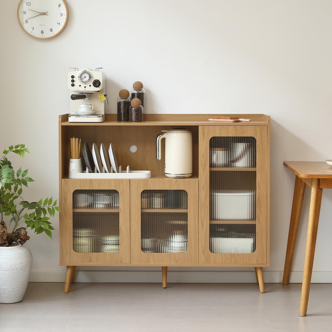 キャビネット サイドボード 食器棚 キッチンキャビネット チェスト 大容量