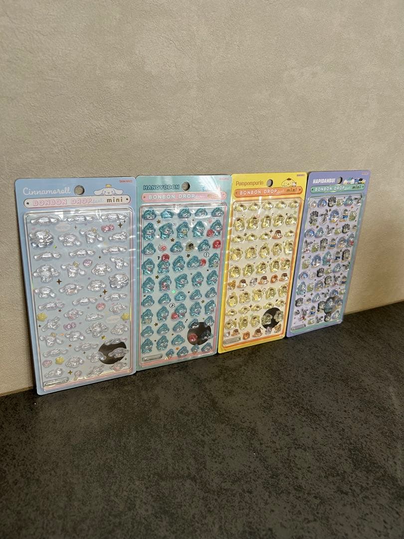 シナモロール キャラクターシール 4枚セット