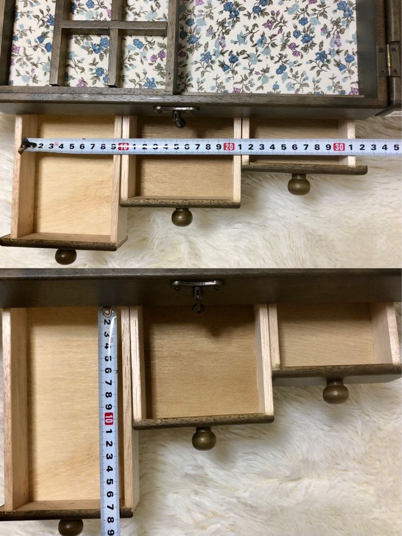 ✨ヴィンテージ　アメリカン　小物入れ　ソーイングボックス　裁縫箱　古道具　収納